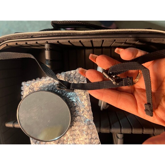 LED mirror cosmetic case - black NEW - Picture 9 of 11